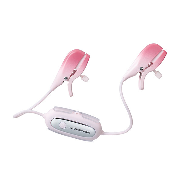 Lovense Gemini review showing the clamps' adjustable screws and silicone padding