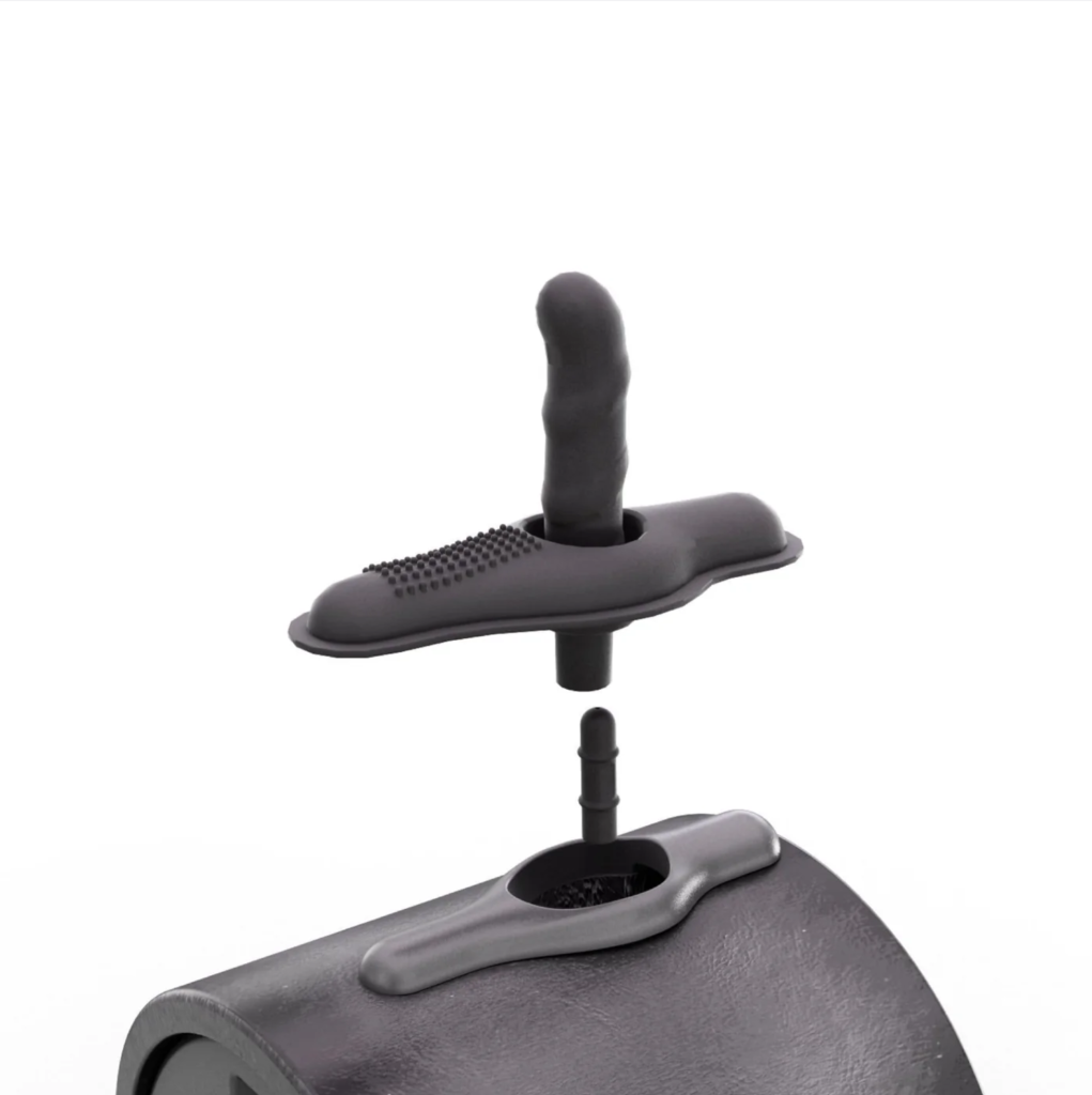 Diagram showing the Motorbunny Buck's two motion toggles: Thrust and G-Thrust