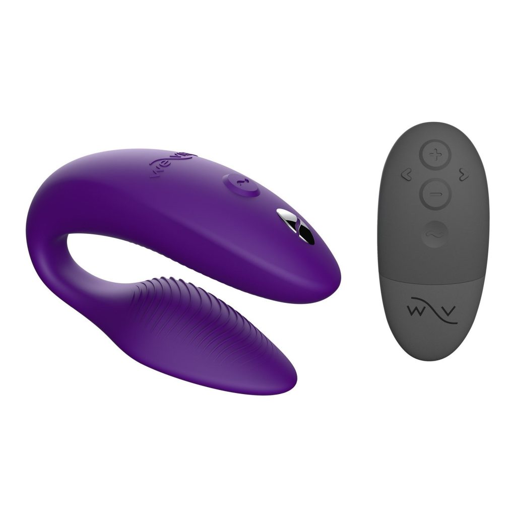 Close-up of the We-Vibe Sync 2 showing the textured surface and flexible design