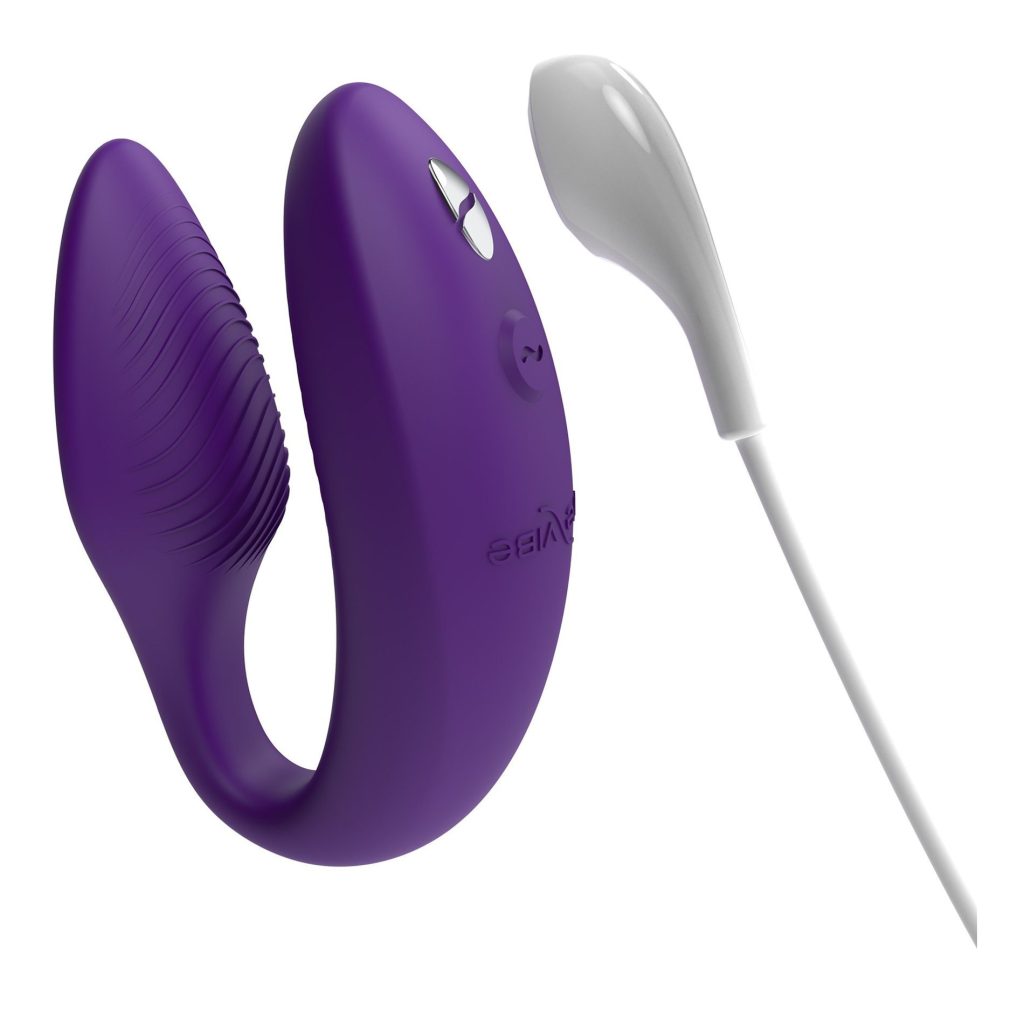 We-Vibe Sync 2 being charged with the USB cable