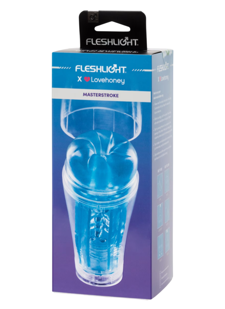 Fleshlight X Lovehoney Masterstroke showing its unique design and texture