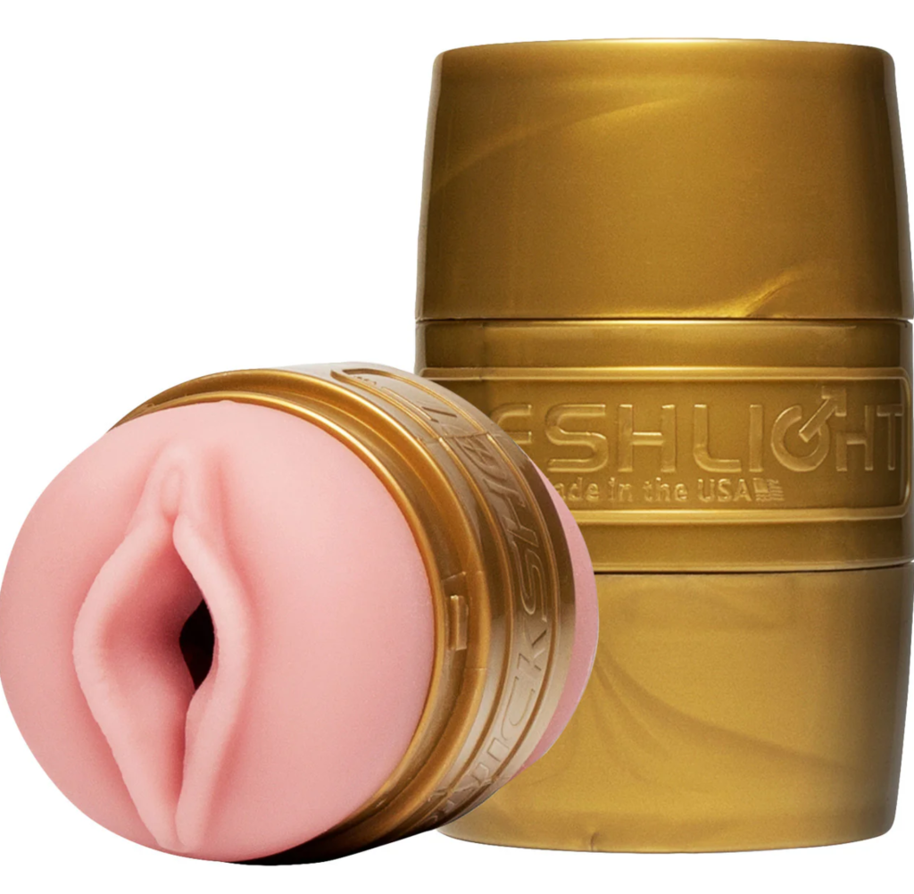 Fleshlight QUICKSHOT Stamina Training Unit showing its compact, open-ended design